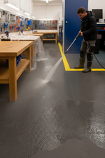 Workshop Floor Tiles for Mechanics - Easy Clean Surface - Professional flooring