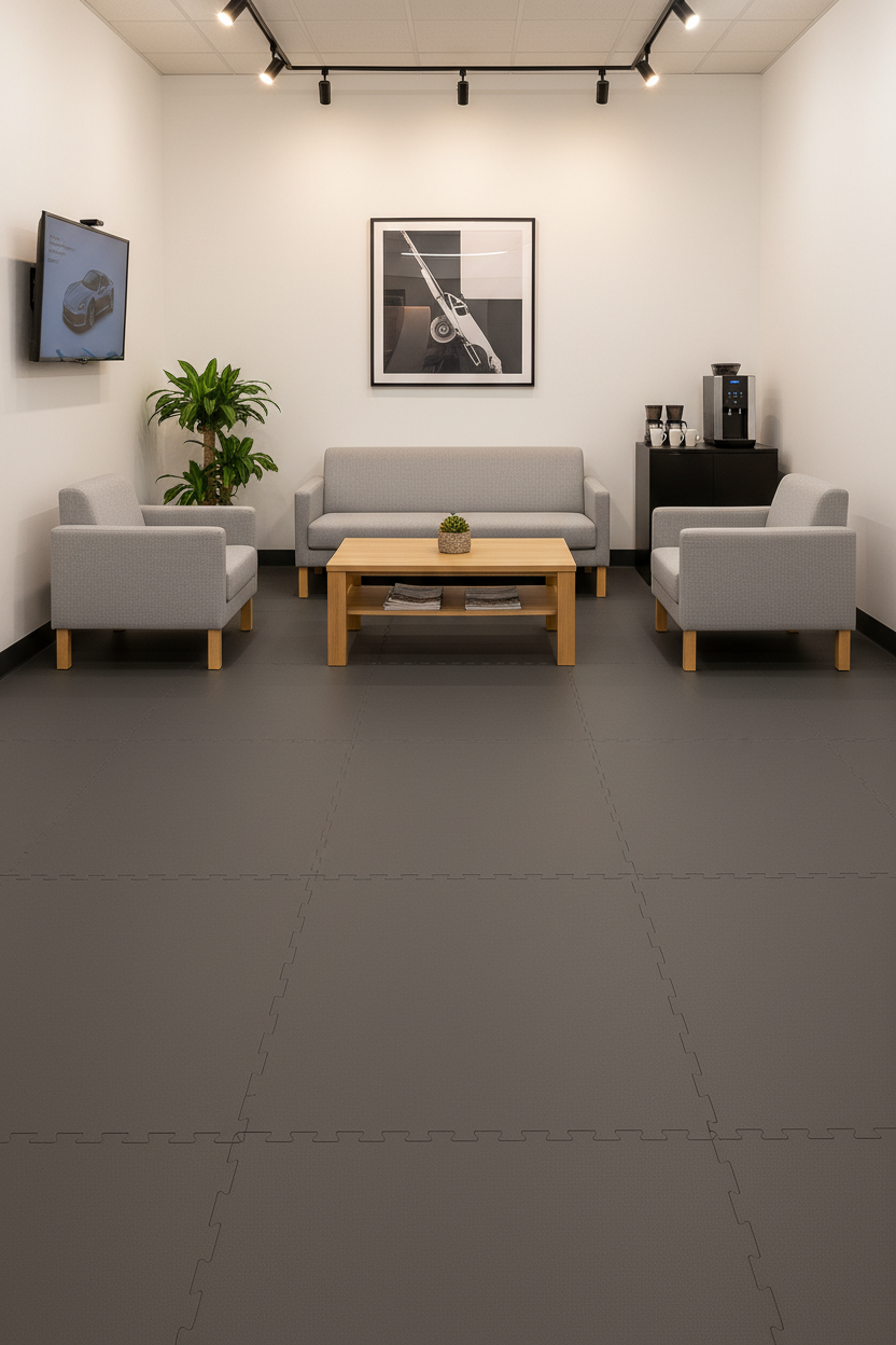 Independent Garage Flooring - Anti-Fatigue Construction - Professional flooring