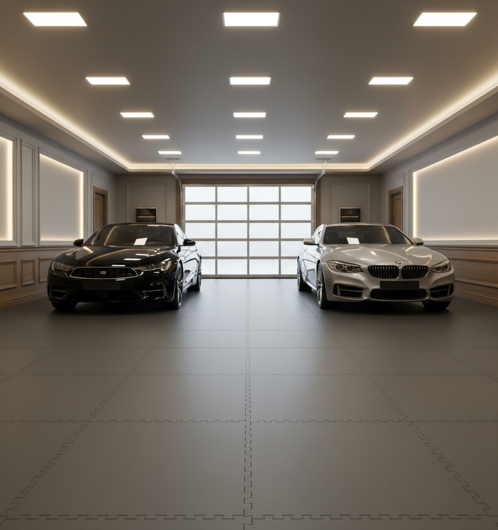 Industrial Interlocking Floor Tiles 10mm | Heavy Duty PVC Warehouse & Factory Flooring | 5 Tonne Forklift Safe UK