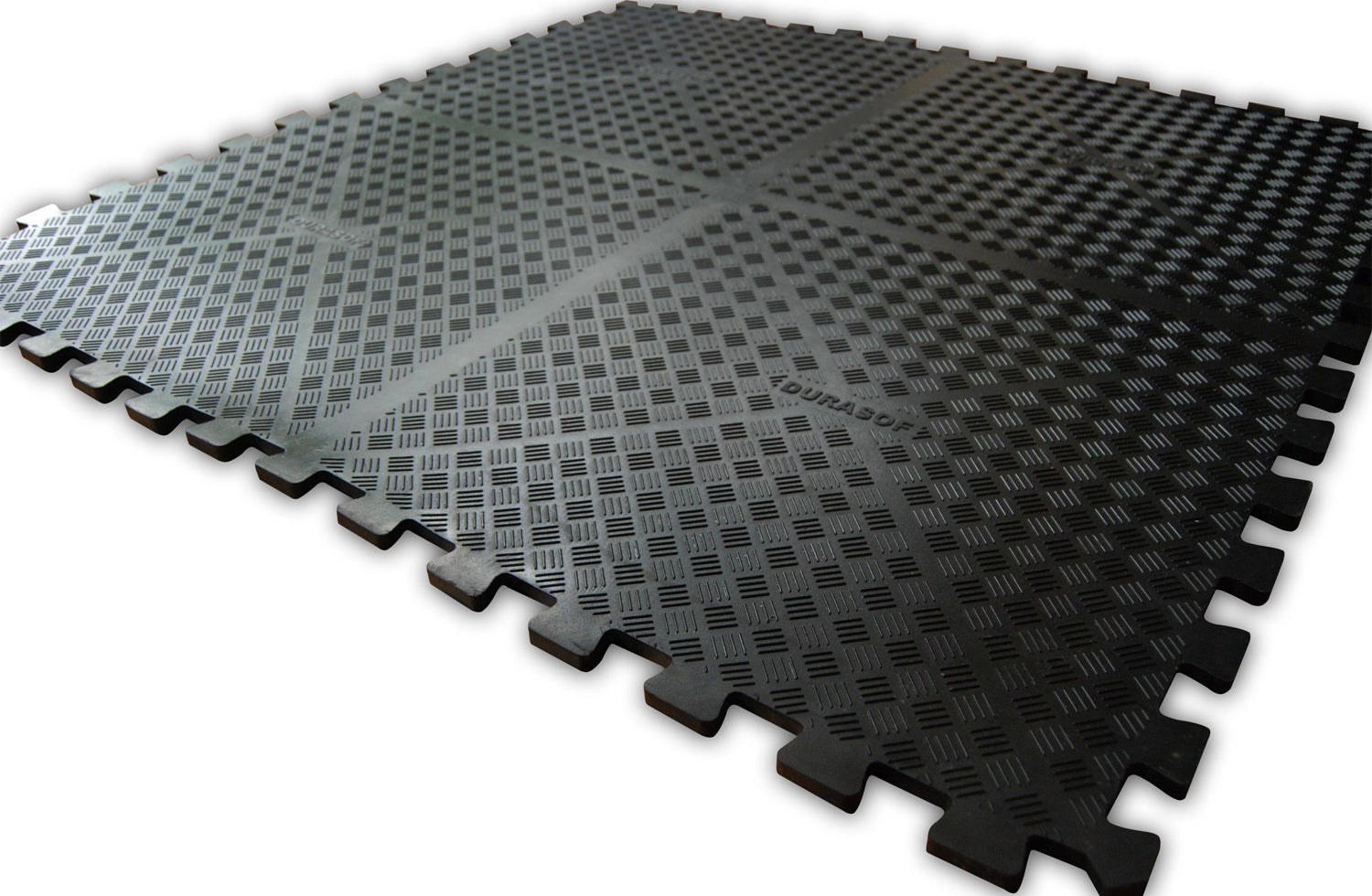 Premium Nitrile Rubber Interlocking Oil & Grease Resistant Garage Mats Heavy Duty Floor Tiles