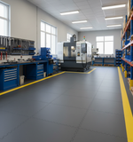 Industrial Interlocking Floor Tiles 10mm | Heavy Duty PVC Warehouse & Factory Flooring | 5 Tonne Forklift Safe UK