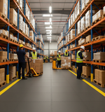 Industrial Interlocking Floor Tiles 10mm | Heavy Duty PVC Warehouse & Factory Flooring | 5 Tonne Forklift Safe UK