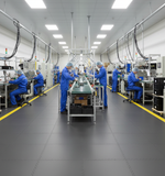 Industrial Interlocking Floor Tiles 10mm | Heavy Duty PVC Warehouse & Factory Flooring | 5 Tonne Forklift Safe UK