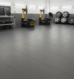 Mechanics Garage Floor Tiles - Oil-Proof Surface