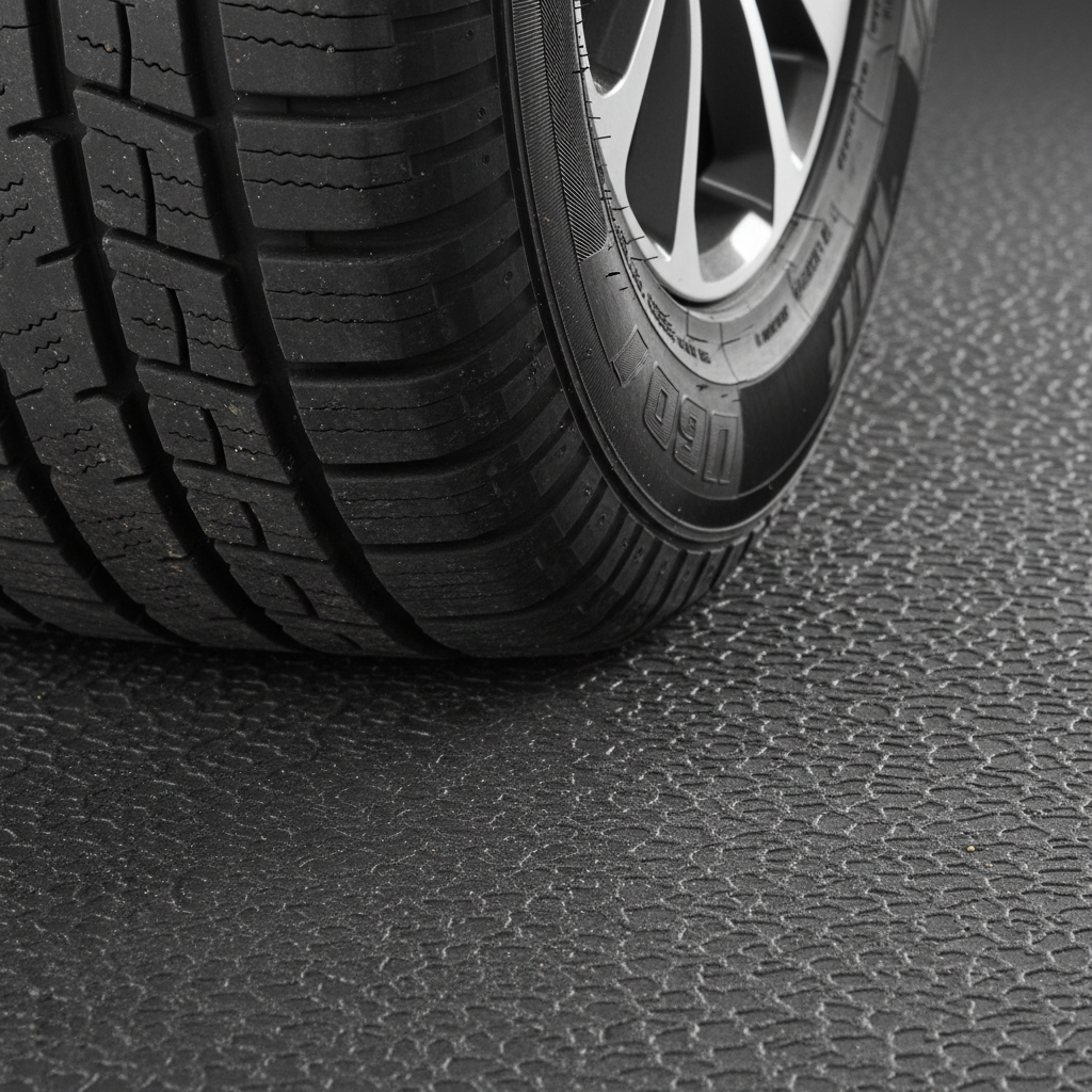 Heavy duty garage floor tiles 10mm PVC interlocking home workshop flooring