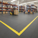 Independent Garage Flooring - Anti-Fatigue Construction installed in home garage setting