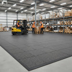 Industrial Concrete Cover Tiles - Damaged Floor Solution installed in warehouse setting
