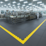 Industrial interlocking floor tiles 10mm PVC warehouse factory flooring UK
