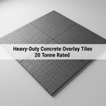 Heavy-Duty Concrete Overlay Tiles - 20 Tonne Rated