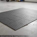 Industrial Concrete Cover Tiles - Damaged Floor Solution