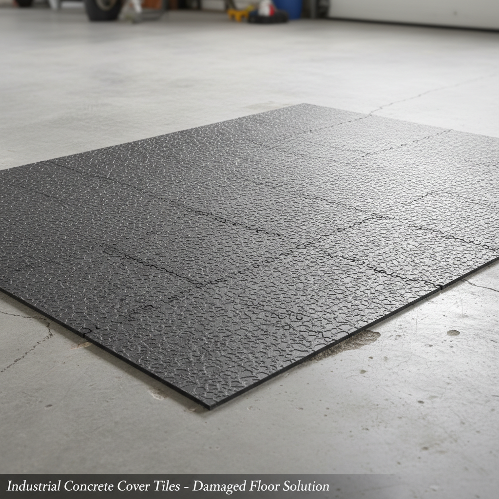 Industrial Concrete Cover Tiles - Damaged Floor Solution