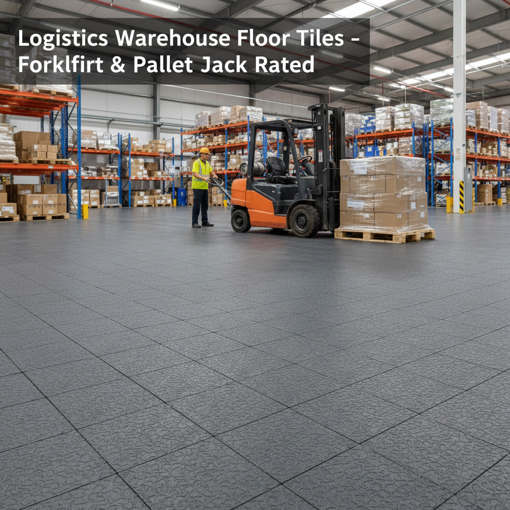 Logistics Warehouse Floor Tiles - Forklift & Pallet Jack Rated