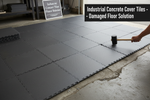 Industrial Concrete Cover Tiles - Damaged Floor Solution