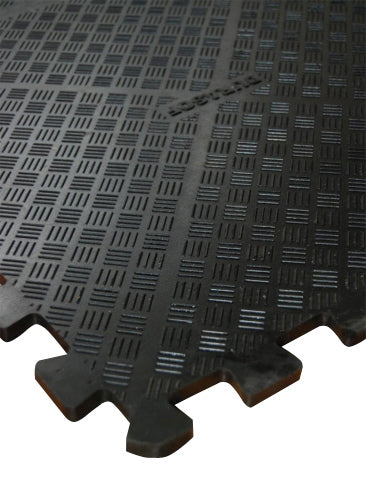 Premium Nitrile Rubber Interlocking Oil & Grease Resistant Garage Mats Heavy Duty Floor Tiles