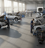 7mm T-Joint E500 Interlocking PVC Floor Tiles | Heavy-Duty Industrial | Garage & Workshop | UK Stock