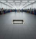 7mm T-Joint E500 Interlocking PVC Floor Tiles | Heavy-Duty Industrial | Garage & Workshop | UK Stock