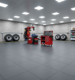 HGV Garage Floor Tiles 10mm Ultra Heavy | Commercial Vehicle Workshop Flooring | Oil & Diesel Resistant 5T Rated UK