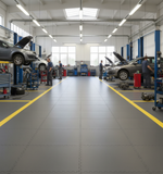 Workshop Floor Tiles for Mechanics - Easy Clean Surface