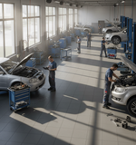 Workshop Floor Tiles for Mechanics - Easy Clean Surface