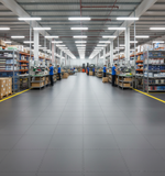 Logistics Warehouse Floor Tiles - Forklift & Pallet Jack Rated