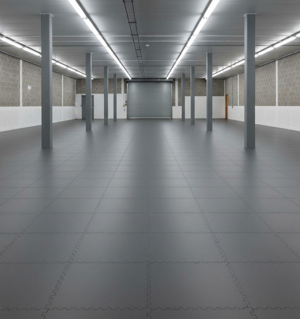 Industrial Concrete Cover Tiles - Damaged Floor Solution