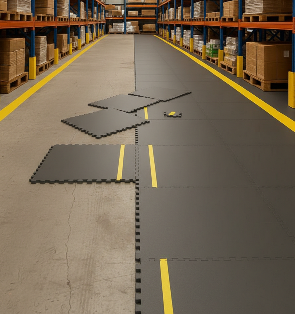 Heavy-Duty Concrete Overlay Tiles - 20 Tonne Rated